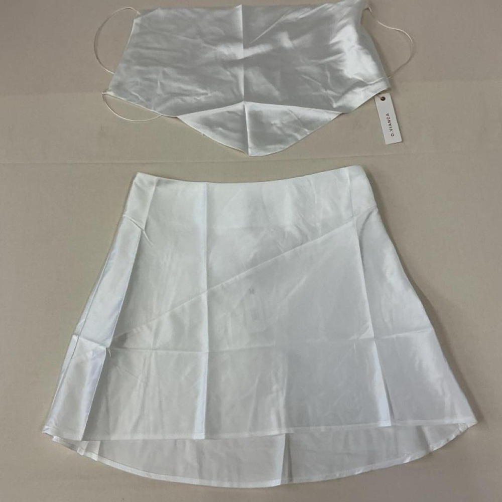 Brand new with tags O. Vianca white two-piece set